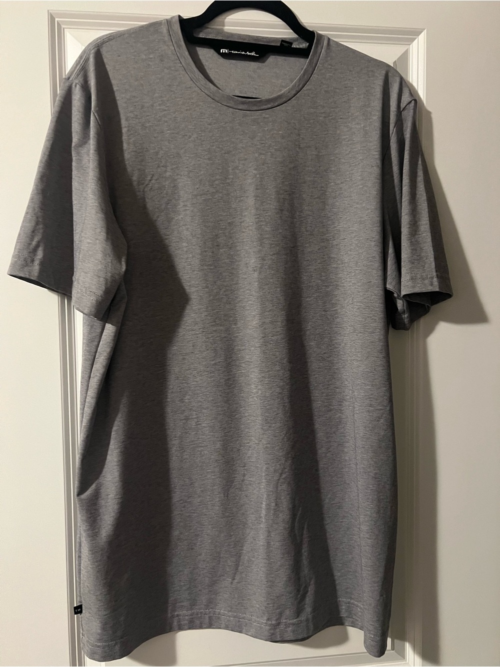 Travis Mathew Men's Heather Gray Short Sleeve Crew